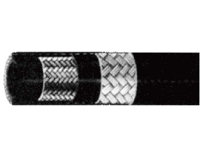 SAE 100 R5 一层钢丝编织--织物缠绕软管