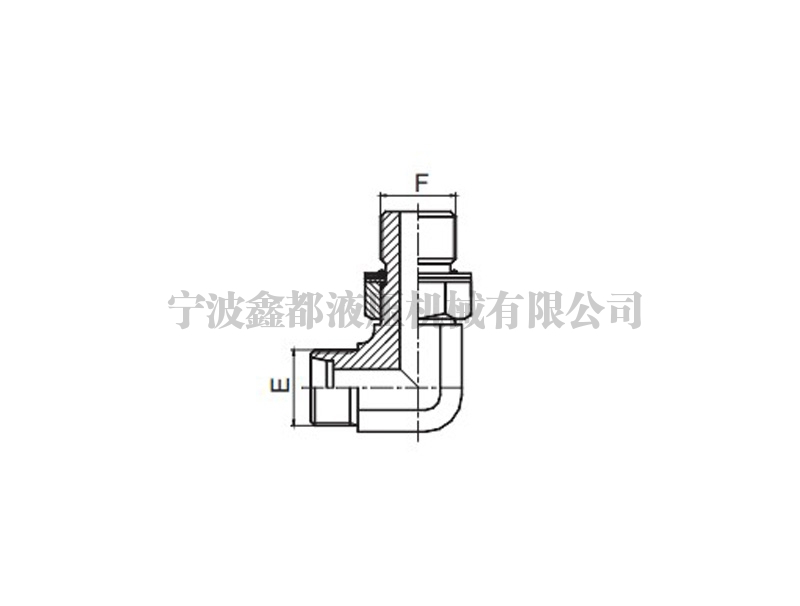 1CH9-OG/1DH9-OG 90°弯公制外螺纹可调向柱端